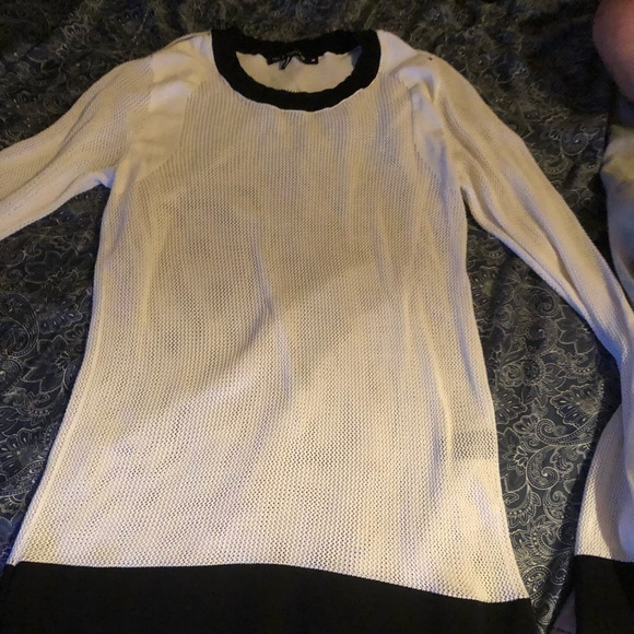 Rag and Bone long sleeve netted top - Picture 2 of 7